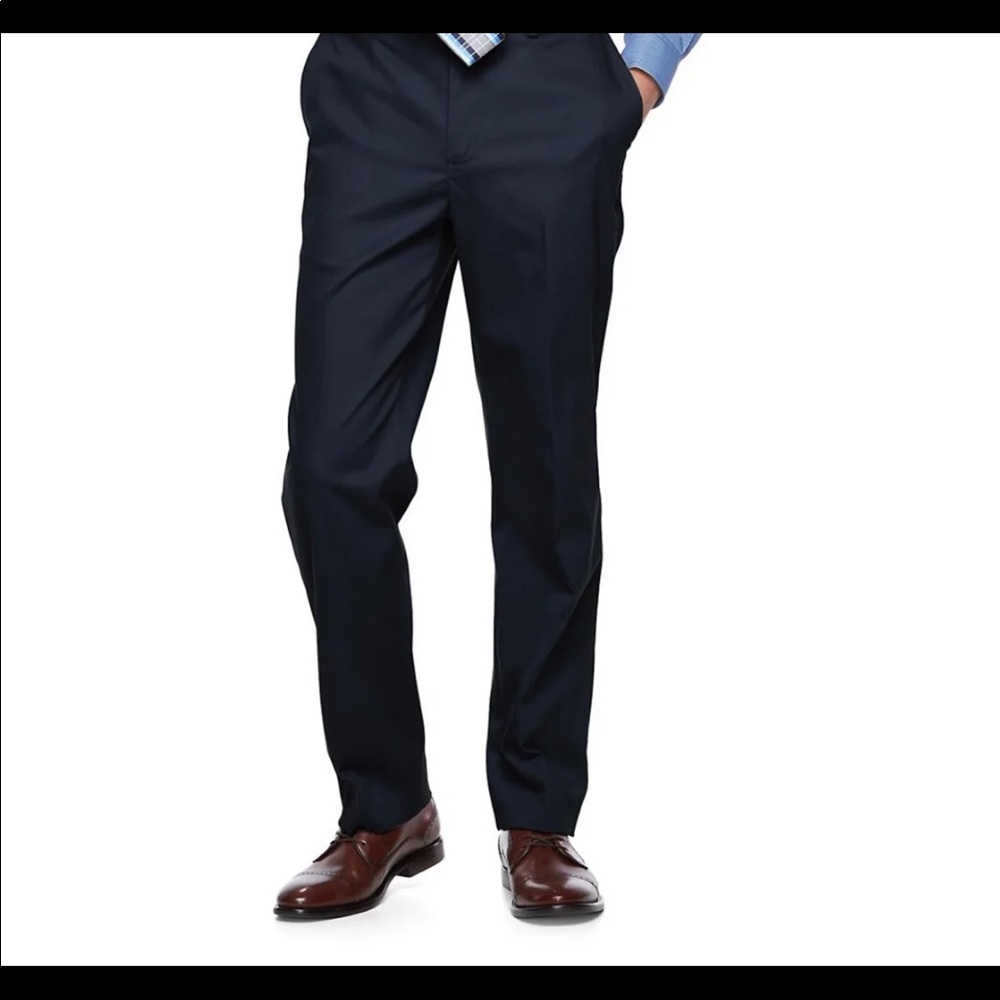 Men’s pants Classic Fit No Iron black khaki